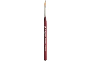 Princeton Velvetouch Artiste, Mixed-Media Brush for Acrylic, Watercolor & Oil, Series 3950 Dagger Striper Luxury Synthetic, Size 1/4