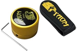 YEUEK TAOM Pool Chalk Holder Round Shaped Practical Tool Billiards Accessories Magnetic Mini Chalk Tip Case Container Round Box Billiards