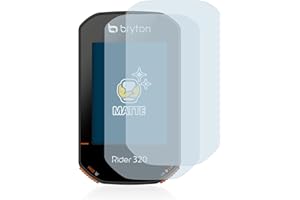 brotect Pellicola Protettiva Opaca per Bryton Rider 320 Pellicola Protettiva Anti-Riflesso (2 Pezzi)