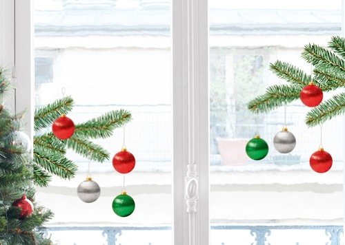 Homesticker weihnachtsbaum fenstersticker