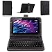 Produktbild NAUC Tastatur Tasche für Medion LifeTab P8514 Keyboard USB Hülle QWERTZ Cover