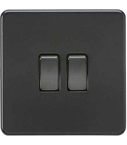 Knightsbridge Presa Rasoio Per Bagno SF8900PCW – Doppia Tensione 115/230V, Ultra Sottile, Bianca