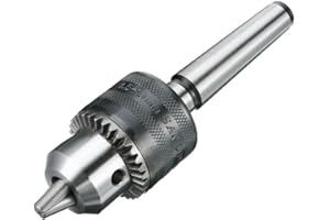 GLOBALHUT Mini Metal Lathe Tail Stock Drill Chuck Tools,Mini Metal Lathe Tail, Stock Drill Chuck Tools with MT2 for MORSE Taper Arbor,Easy Attachment to Tailstock