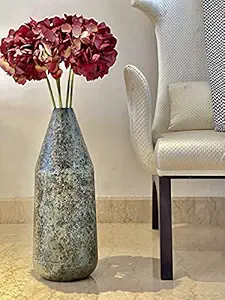 Urban Born Hand Crafted Metal Flower Vases Metal Vase for Weddings, Events, Decorating, Arrangements, Flowers, Office, or Home Decor [20 x 20 x 51 cm]