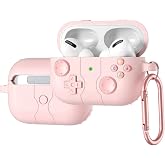Coverzone Apple AirPods 4 ile uyumlu 4.Nesil Kılıf Kılıf Retro G&ouml;r&uuml;n&uuml;ml&uuml; Kancalı Nint-endo Yumuşak Soft Dokunuş AirPods 4. Ne