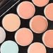 15 Colors Contour Face Cream Makeup Concealer Palette + Sponge Puff Powder Brush