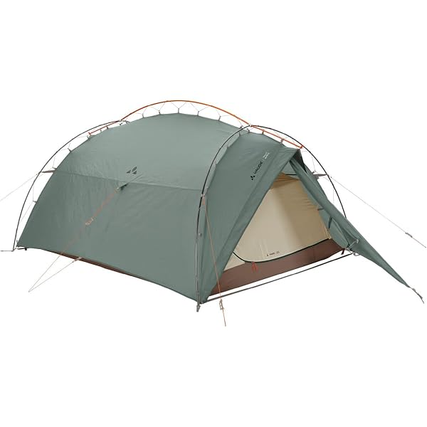 VAUDE Badawi 4p Familienzelt, wasserdicht – Sand