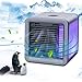 Produktbild 3in1 Mini Air Cooler, Gimify USB Klimagerät 3 in 1 Raumluftkühler | Mobile Klimaanlage | Luftkühler | Aircooler | Klimagerät Klima tragbar mit 3 Leistungsstufen&7 Farben LED-Licht