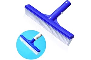 Swimming Pool Brush Head Hillylolly Swimming Pool Cleaner Brush, plastic Pool Brush Head, Swim Pool Brush Head, Pool Brush for Cleaning Pool Tiles, Floors, Steps, Walls, Spa, Hot Spring, Bathtub