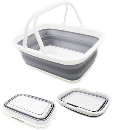 SAMMART Égouttoir à Vaisselle Pliable Avec Bec Pivotant – Égouttoir