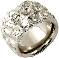 V.M. Preziosi Firenze - Ring "Chiseled", Palladium Plated Brass