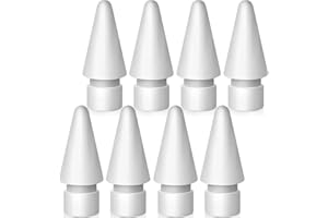 SIXFU Replacement Tips for Apple Pencil 1st Generation/ 2nd Generation tips, iPad Pencil Nibs Accessories for Apple Pen 1/2 Gen(8 Pack)