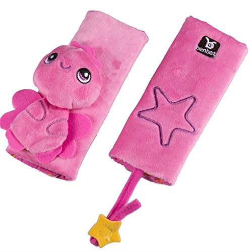 Cute Animal Baby Safety Seat Belt Harness Shoulder Strap BackPack Cover Cushion (angel)