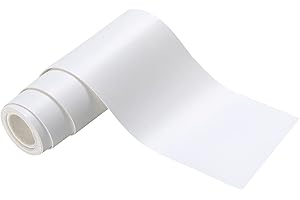 Panngu Patch di Riparazione in Pelle, Patch Pelle Adesiva - Rammendare Un Divano o Poltrona in Pelle, Giacca, Zaino, Sedili Auto, Strappi, Bruciature. (Bianco, 7,6x152cm)