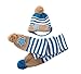 Unique Winter Baby Hat/Cap & Scarf Useful Cute Acrylic Baby Hat Set Blue