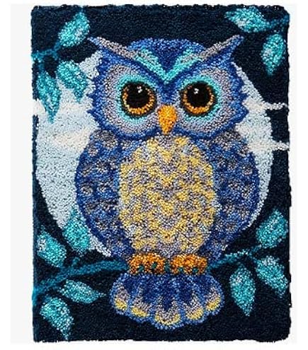 Kit Tapis Rond "Chat Endormi" 34" - Artisanat WonderArt (Neuf, Projet DIY)