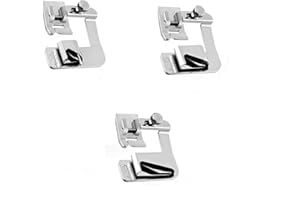 LGEGE Piedino per orlo arrotolato, set da 3 pezzi, 3 diverse dimensioni da 10/20,5/20,3/20,3 cm, accessori perfetti per Brother Singer e altre macchine da cucire con attacco basso