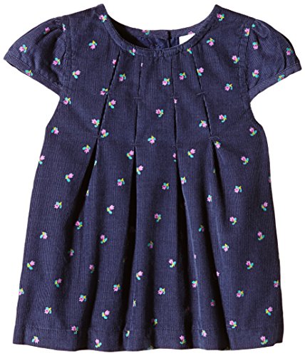 ESPRIT Baby-Girls 095EEAF002 Cord Floral Blouse, Blue (Navy), 6-9 Months (Manufacturer Size:74)