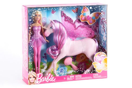 Barbie X4941 Fairytale Fairy Doll & Pegasus Horse Playset