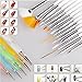 Goliton® 20PCS Nail Art Design Nail Painting Dotting Detailing Pen