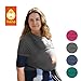 Hana BAMBOO Baby Basics Wrap | Light, lush and breathable baby slings | BAMBOO-Cotton-Elastane | FREE SHIPPING, MONEY BACK GUARANTEE. NEW RELEASE!! (Slate)