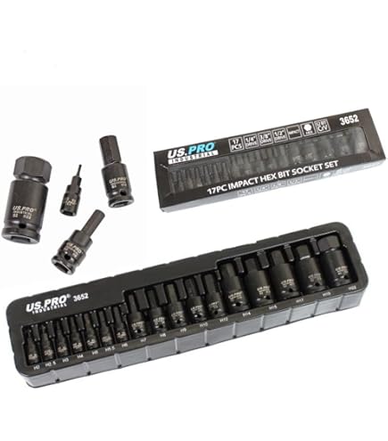 Ricochet HST 15ポンド 15 szt. Impact Torx Bit zestaw nasadek 1/4 3/8 1/2 T6-T70