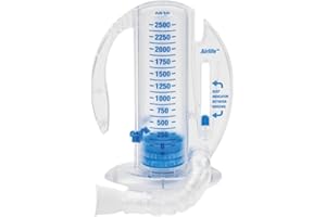 The Oxygen Store Ejercitador de respiración profunda, monitorea la terapia de respiración profunda, aumenta la capacidad pulmonar, reduce la falta de respiración y la mucosidad en los pulmones