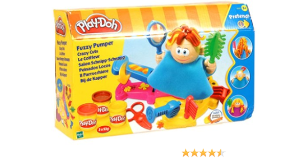 Play Doh Fuzzy Pumper Crazy Cut : Amazon.co.uk: Toys & Games