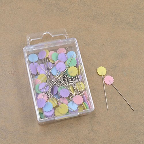 YNuth Stecknadeln Pinnadeln Blume Schleife Knopf Mehrfarbig Schneider DIY Packung - 5