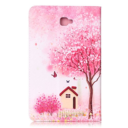 Romtronic Cute Colorful Flip Tasche PU Leder Abdeckung Stand Schutzhülle für Samsung Galaxy Tab A6 10.1 Pouces SM-T580 / SM-T585 + 1 x Schwarz Stylus (Design 04) - 3