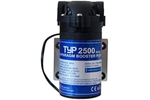 ROSMMEL Pompa Booster universale per osmosi inversa 50 GPD - 24 V