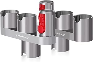 LANMU 2 Stück Zubehör Halterung Zubehörteile Halter kompatibel mit Dyson V15 Detect, V11 V10 V8 V7 Staubsauger (kein Bohren erforderlich)