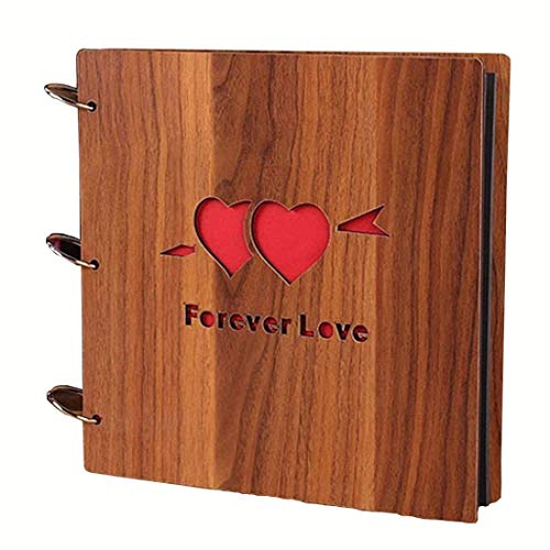 lbum de fotos de madera DIY libro de recuerdos 10 pulgadas una flecha a trav s de dos corazones por Yeelan lbum de fotos de madera DIY libro de recuerdos 10 pulgadas una flecha a trav s de dos corazones por Yeelan