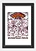 Produktbild Sky Saxon and The Seeds - European Tour Illustration Poster Black Frame 29.7x42cm (A3) White