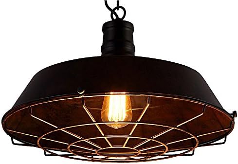 Vintage Industrial Wire Cage Ceiling Lamp Pendant Light Outdoor Lighting Warehouse / Barn