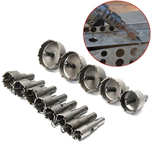 13Pcs 16mm-53mm Edelstahl Hartmetall Spitze TCT Metall Bohrer, Bohrloch Säge Set - 7