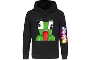 Jicahond Youtube Gamer Kids Gift Hoodies Children Casual Hooded Sweatshirt Top for Boys Girls Ages 3-13 Years