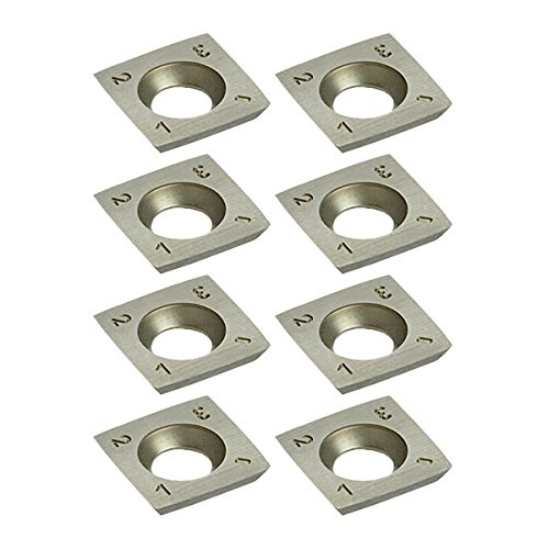 10 Quadratische-Wendeschneidplatten mit 30°-Schneide 14x14x2mm T08MF