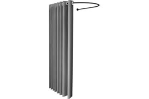 XIMSPHY Clothing Store Fitting Room, Privacy Protection Dressing Room, Temporary Mall Simple Changing Room, Room Divider U-Dressing Room for Boutique Office (Gray)