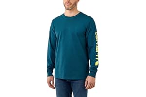 Carhartt Lockere Passform, Schweres Langarm-t-Shirt Mit Logo-ärmeln Camisa de utilidades de Trabajo Hombre