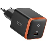 Spigen 30W USB-C Ultra Mini Hızlı Şarj Aleti PPS Super Hızlı Şarj GaN Pro Isı D&uuml;ş&uuml;r&uuml;c&uuml; G&uuml;&ccedil; Adapt&ouml;r&uuml; Akım Koruma iPhone &amp; Andr