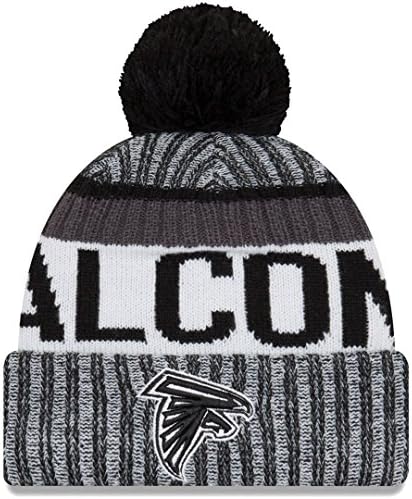 New Season Sports Beanie Cuffed Winter Knit Cap(black mix white)