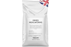 INVIGORTEX Premium Dried Mealworms, 5L Bag UKGROW