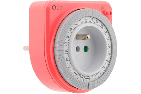 Otio - Programmateur mécanique Rose