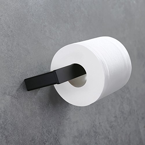 Homelody SS 304 Edelstahl schwarz beschichtet Lack Toilettenpapierhalter Wandrollenhalter WC-Papierhalter Klopapierhalter Rollen halter Toilettenpapierrollenhalter - 5