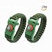 Produktbild OFKPO Multifunktion Survival Armband,Einstellbar Paracord Armband mit Kompass/Feuer Starter/Messer/Whistle,Für Outdoor überlebens(2 Stück)