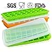 Produktbild Silikon Eis Würfel Trays mit Sealed Lid- Food Grade Trays Set mit 32 Eiswürfel Schimmel-FDA Verifizierung, BPA frei, flexibel und einfach Release, um Ihre Getränke Cool.DIY Eis machen, Backen, Lebensmittel Lagerung Eiswürfelform