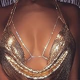 Stayeal Body Chain Hollow Out Flower Sexy Girls Body Jewelry