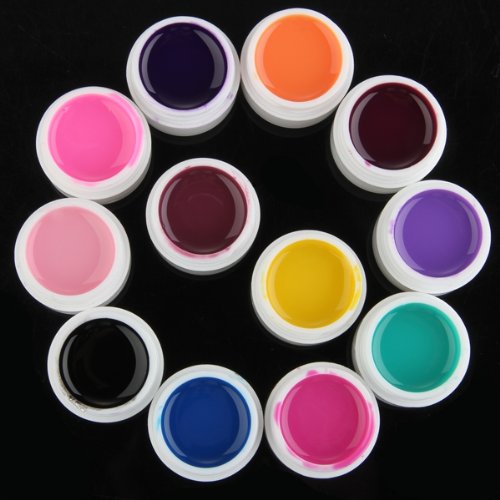 UV Gel Nailart 12 Farben Farbgel Set Polish Nagelgel Gellack Gelpolish Gefragt - 7