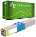 Produktbild Toner kompatibel für OKI C301 C301DN C321 C321DN MC332DN MC342DN MC342DNW MC342W - Gelb, hohe Kapazität